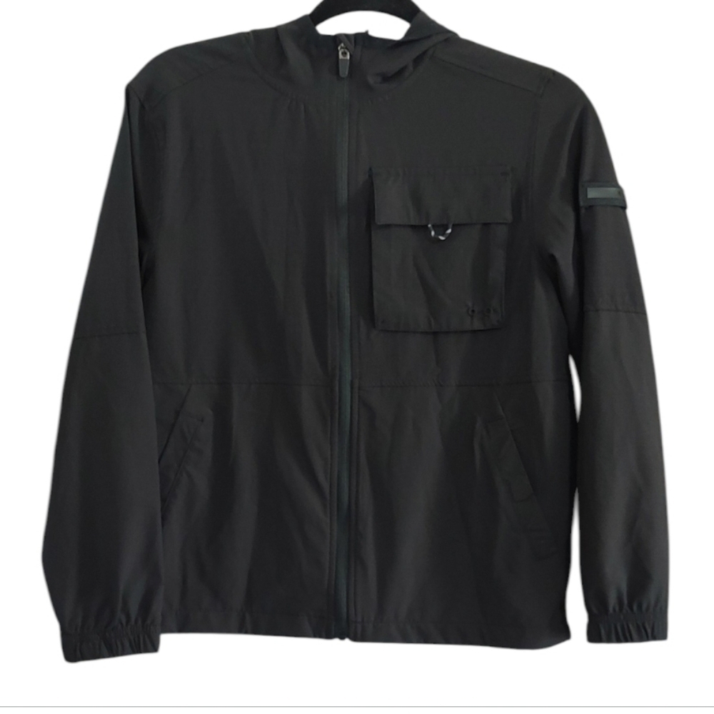 Athletic Works Black Windbreaker